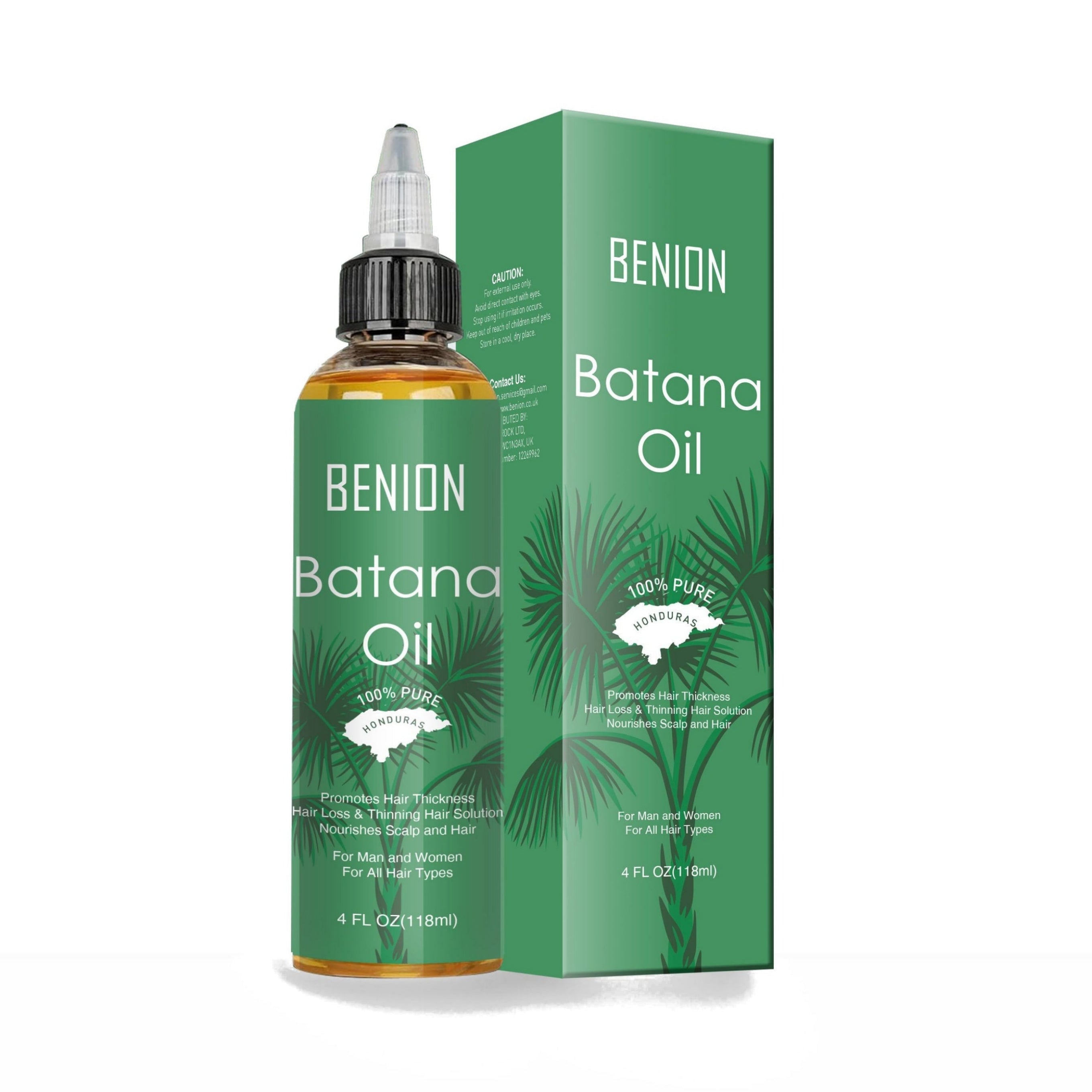 BENION Batana Oil: 100% Pure & Natural Raw Batana Oil