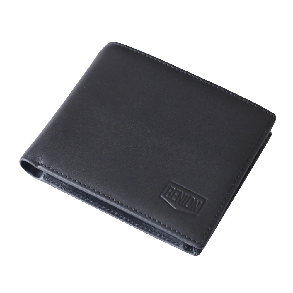 BENION Wallets Mens Slim RFID Blocking Genuine Leather with Coin Pocket, 2 Banknote Compartments, 10 Credit Card Holders (ID Window)